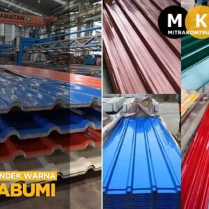 harga atap spandek warna Sukabumi