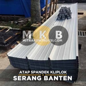 harga spandek kliplok Serang