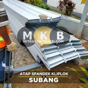 harga atap spandek kliplok subang