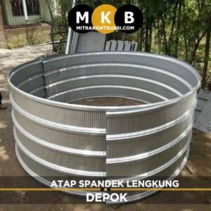 harga atap spandek lengkung Depok