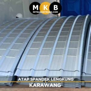 harga atap spandek lengkung Karawang