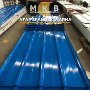 harga atap spandek warna biru
