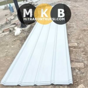 harga atap spandek warna Putih
